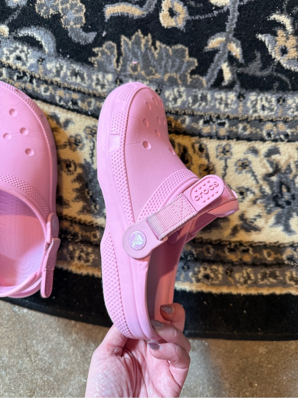 Pink Comfort Clog Shoes - Picture 6 of 6